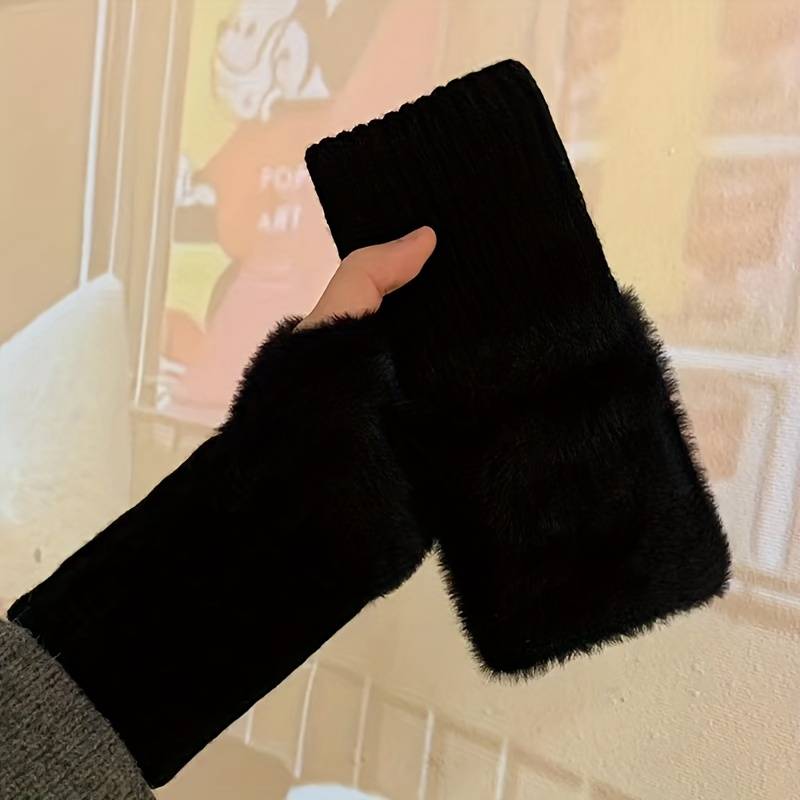 Fluffy Warmers - Eleganta Mjuka Handskar