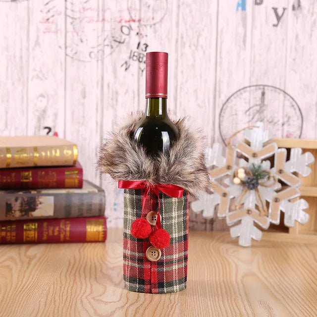 Christmas sweater for wine bottles